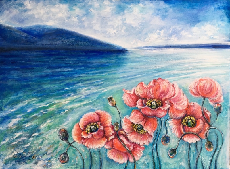 Bright creative live by artist Anastasia Shimanskaya